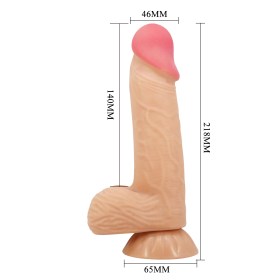 Realističan dildo Sliding skin 8.1 BW 8106NRG-14